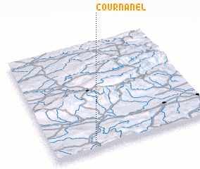 3d view of Cournanel