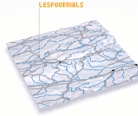 3d view of Les Fournials