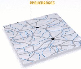 3d view of Préveranges