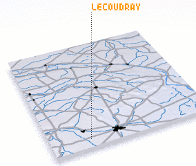 3d view of Le Coudray