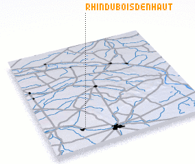 3d view of Rhin du Bois dʼen Haut