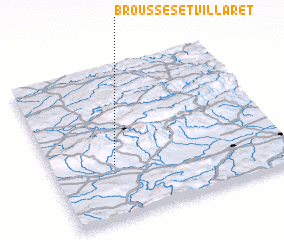 3d view of Brousses-et-Villaret