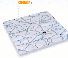 3d view of Chérigny