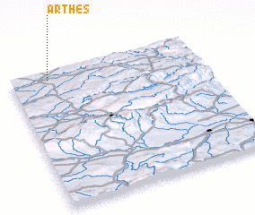 3d view of Arthès