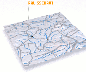 3d view of Palisse-Haut