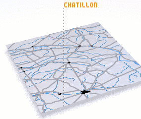 3d view of Châtillon