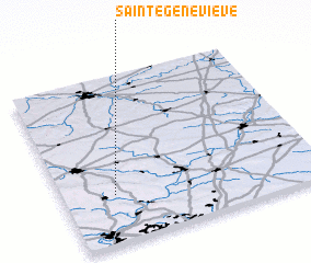 3d view of Sainte-Geneviève