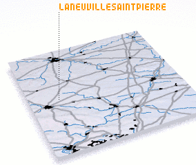 3d view of La Neuville-Saint-Pierre