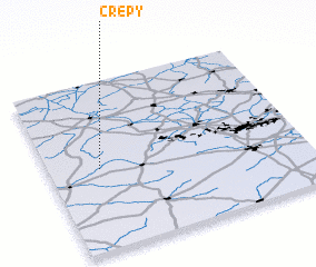 3d view of Crépy