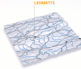 3d view of Les Martys