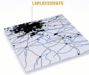 3d view of Le Plessis-Pâté