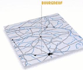 3d view of Bourgneuf