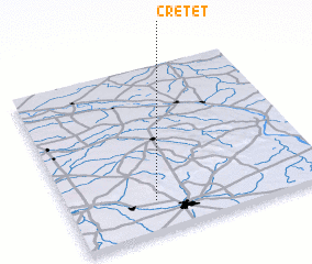 3d view of Crêtet