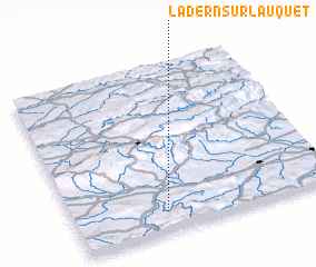 3d view of Ladern-sur-Lauquet