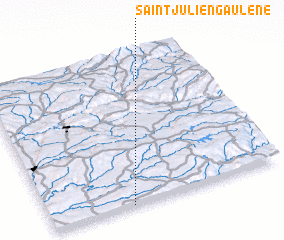 3d view of Saint-Julien-Gaulène
