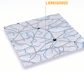 3d view of Le Meignoux