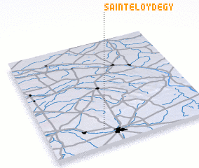 3d view of Saint-Éloy-de-Gy