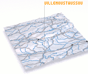 3d view of Villemoustaussou