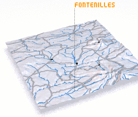 3d view of Fontenilles