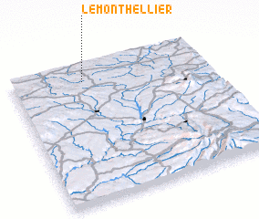 3d view of Le Monthellier