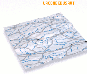 3d view of Lacombe-du-Saut