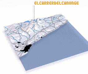 3d view of El Carrer del Canonge