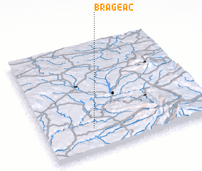 3d view of Brageac