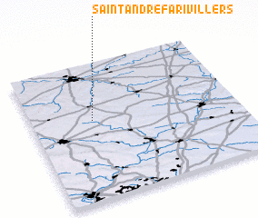 3d view of Saint-André-Farivillers