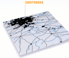 3d view of Saint-Mandé