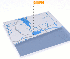 3d view of Ganvié