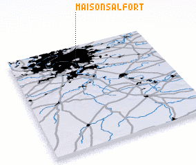 3d view of Maisons-Alfort