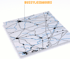 3d view of Bussy-lès-Daours