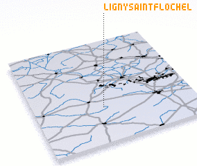 3d view of Ligny-Saint-Flochel