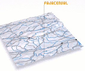 3d view of Fajac-en-Val