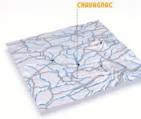 3d view of Chavagnac