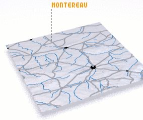 3d view of Montereau