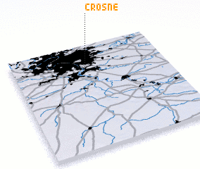 3d view of Crosne