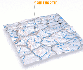 3d view of Saint-Martin