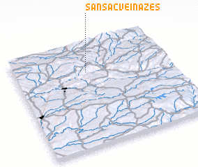 3d view of Sansac-Veinazés