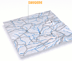 3d view of Saugère