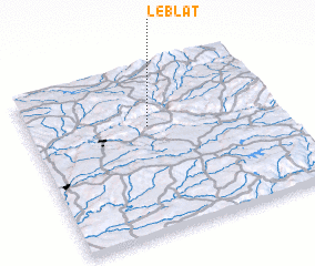 3d view of Le Blat