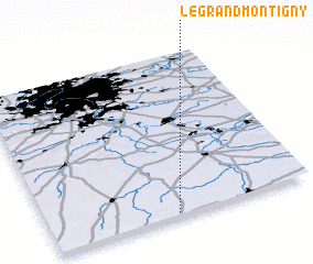 3d view of Le Grand Montigny