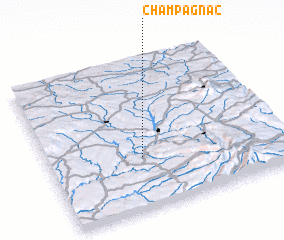 3d view of Champagnac