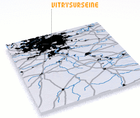 3d view of Vitry-sur-Seine