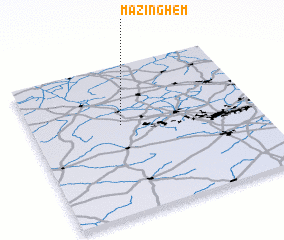 3d view of Mazinghem