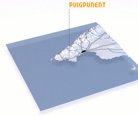 3d view of Puigpuñent