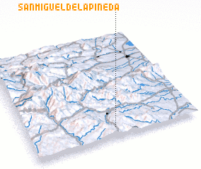 3d view of San Miguel de la Pineda