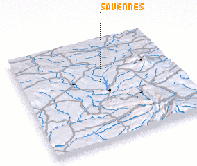 3d view of Savennes