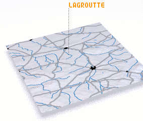 3d view of La Groutte