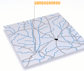 3d view of Gando Gourou